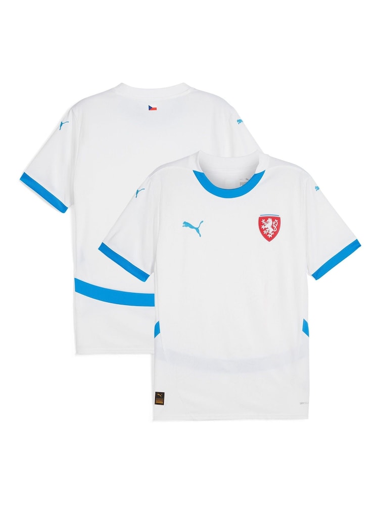 Puma White Czech Republic Away T-Shirt 2024 - Image 2 of 3