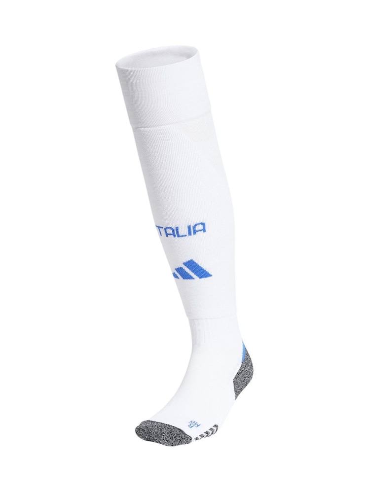 adidas White Italy Away 2024 Socks - Image 1 of 3