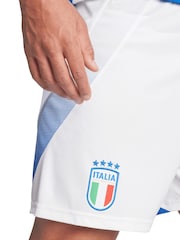 adidas White Italy Home Shorts 2024 - Image 3 of 3