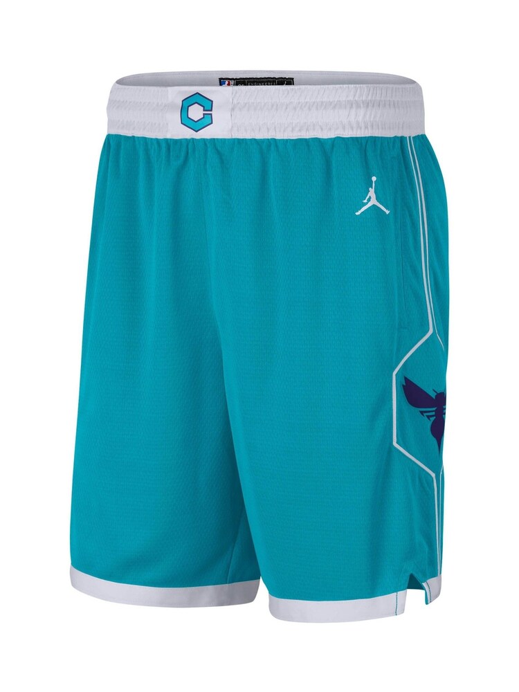 Fanatics Green NBA Charlotte Hornets Icon Swingman Shorts - Image 3 of 3
