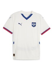 Puma White Serbia Away Shirt 2024-25 - Image 2 of 3