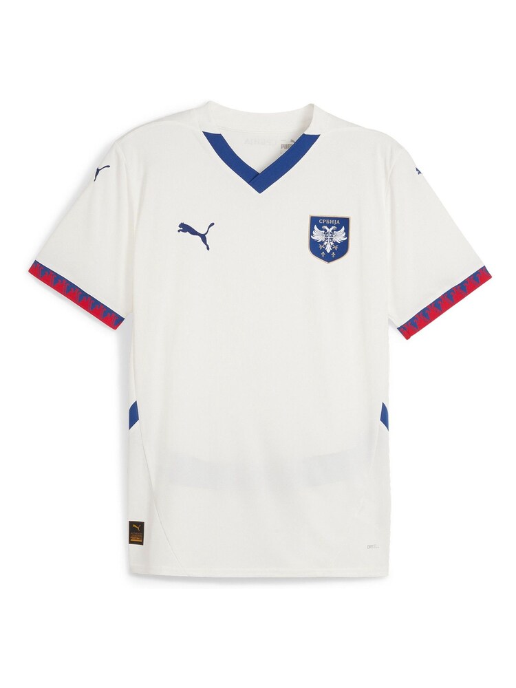 Puma White Serbia Away Shirt 2024-25 - Image 2 of 3 Puma White Serbia Away Shirt 2024-25 - Image 2 of 3