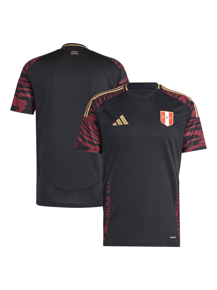 adidas Black Peru Away Shirt 2024 - Image 1 of 3