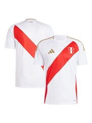 adidas White Peru Home Shirt 2024 - Image 1 of 3