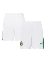 Castore White Kids Republic of Ireland Home Shorts 2024 - Image 3 of 3