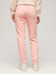 Superdry Pink 100% Cotton Essential Logo Joggers - Image 3 of 3