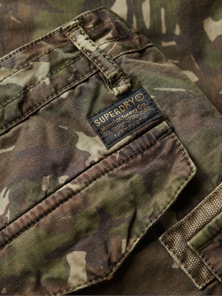 Superdry Green Cargo Shorts - Image 8 of 8