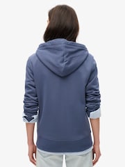 Superdry Mariner Navy Essential Logo Zip Hoodie - Image 2 of 7