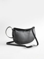 Black Leather Sling Bag - Image 1 of 5
