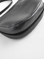 Black Leather Sling Bag - Image 4 of 5