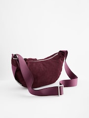 Burgundy Red Sling Cross-Body Bag - Image 5 of 9