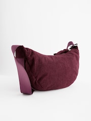 Burgundy Red Sling Cross-Body Bag - Image 6 of 9