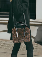 Leopard Faux Fur Cross-Body Bag - Image 5 of 11