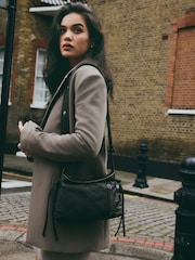 Black Washed Utility Cross-Body Bag - Image 1 of 9