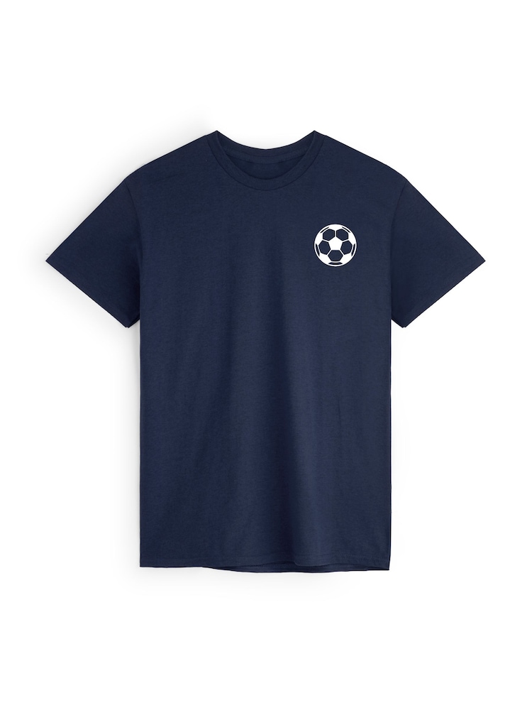 Personalised Football T-Shirt by Stitch Style - Image 1 of 5 Personalised Football T-Shirt by Stitch Style - Image 1 of 5