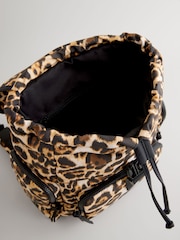 Leopard Nylon Backpack - Image 10 of 10
