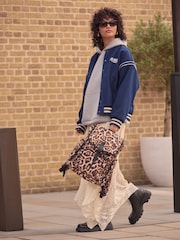 Leopard Nylon Backpack - Image 2 of 10