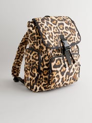 Leopard Nylon Backpack - Image 6 of 10