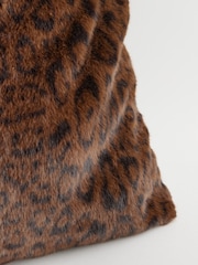 Animal Print Faux Fur Shoulder Bag - Image 10 of 11