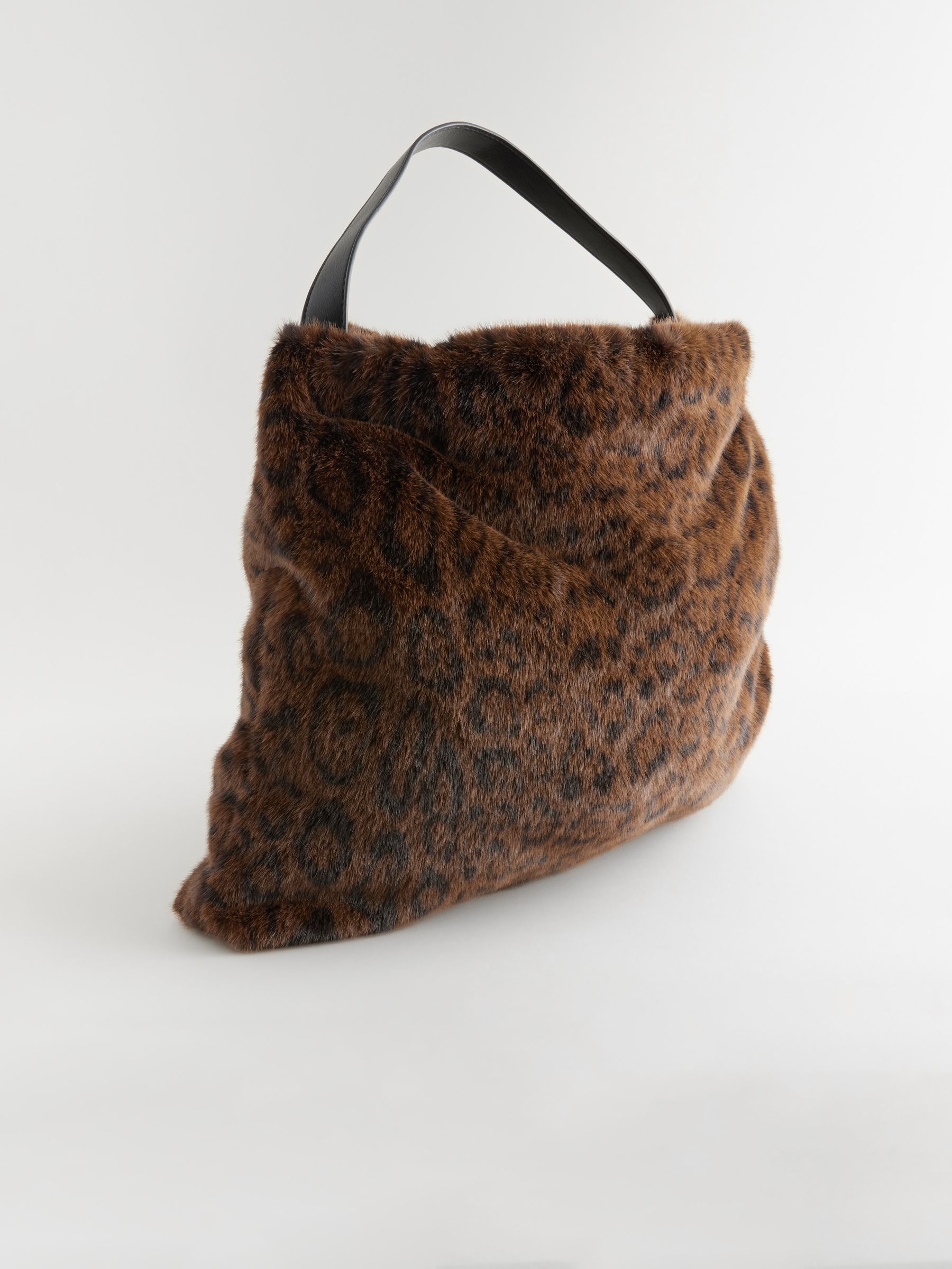 Buy Animal Print Faux Fur Shoulder Bag from Next Ireland