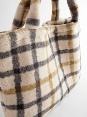 Check Borg Shopper Bag - Image 5 of 8