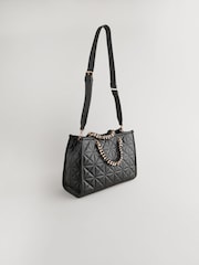 Negro - Bolso tote acolchado - Imagen 1 de 1