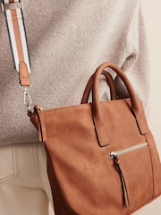 Tan Brown Handheld Shopper Bag - Image 2 of 7