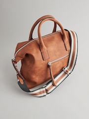 Tan Brown Handheld Shopper Bag - Image 3 of 7