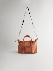 Tan Brown Handheld Shopper Bag - Image 5 of 7