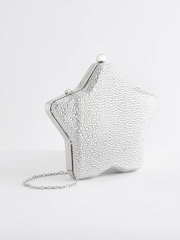 Silver Star Box Clutch Bag - Image 4 of 8
