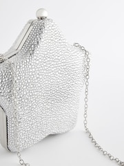 Silver Star Box Clutch Bag - Image 6 of 8