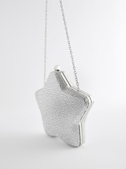 Silver Star Box Clutch Bag - Image 7 of 8