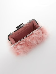 Pink - Handtasche mit Federdesign - Bild 9 von 10