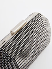 Silver Boxy Clutch Bag - Image 9 of 10