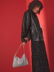 Silver Sparkle Wristlet Bag - Image 2 of 10
