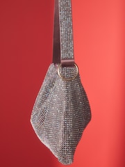 Silver Sparkle Wristlet Bag - Image 4 of 10
