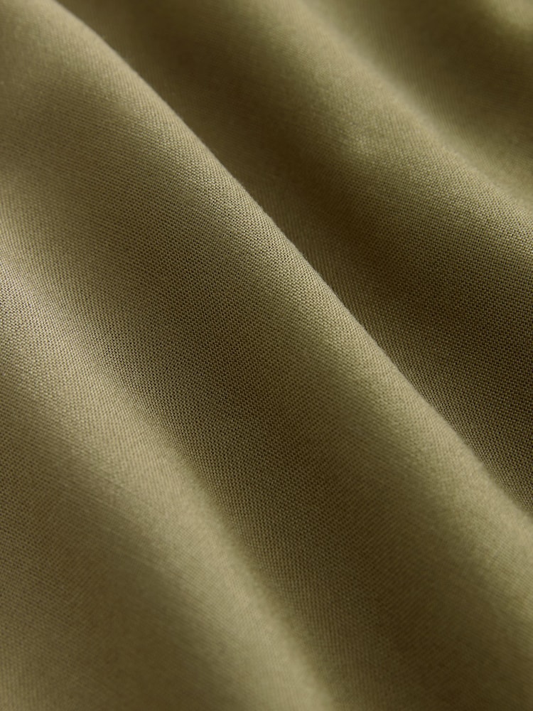 Khaki Green Pull-On Shorts - Image 7 of 7 Khaki Green Pull-On Shorts - Image 7 of 7