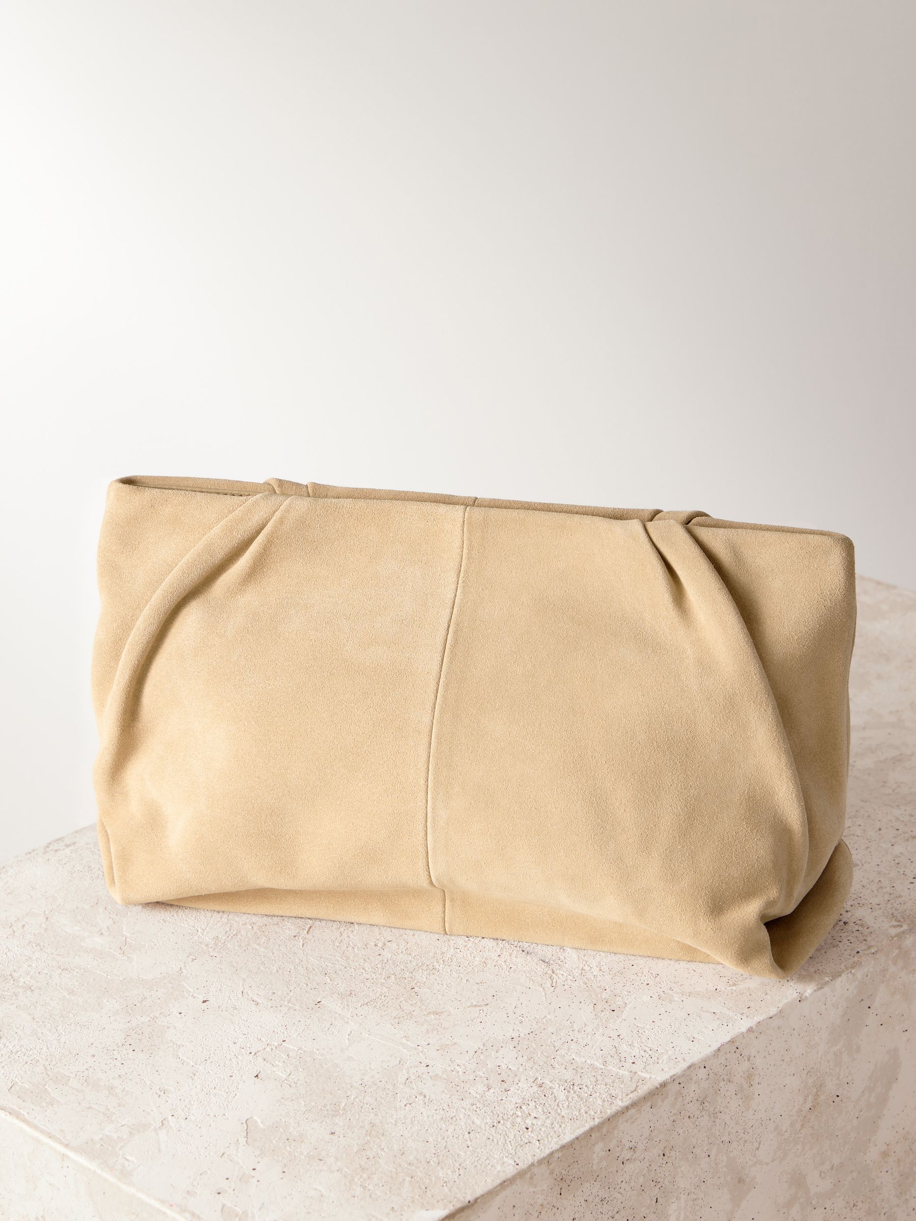 Soft leather clutch bag on sale