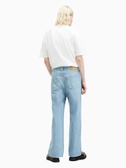 AllSaints Blue Lenny 100% Cotton Jeans - Image 4 of 7