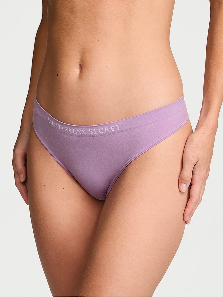 Victoria's Secret Alluring Lilac Purple Thong Knickers - Image 1 of 2