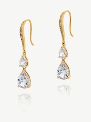 Ivory & Co Gold Plated Detroit Crystal Earrings - Image 1 of 4