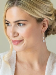 Ivory & Co Gold Plated Detroit Crystal Earrings - Image 3 of 4
