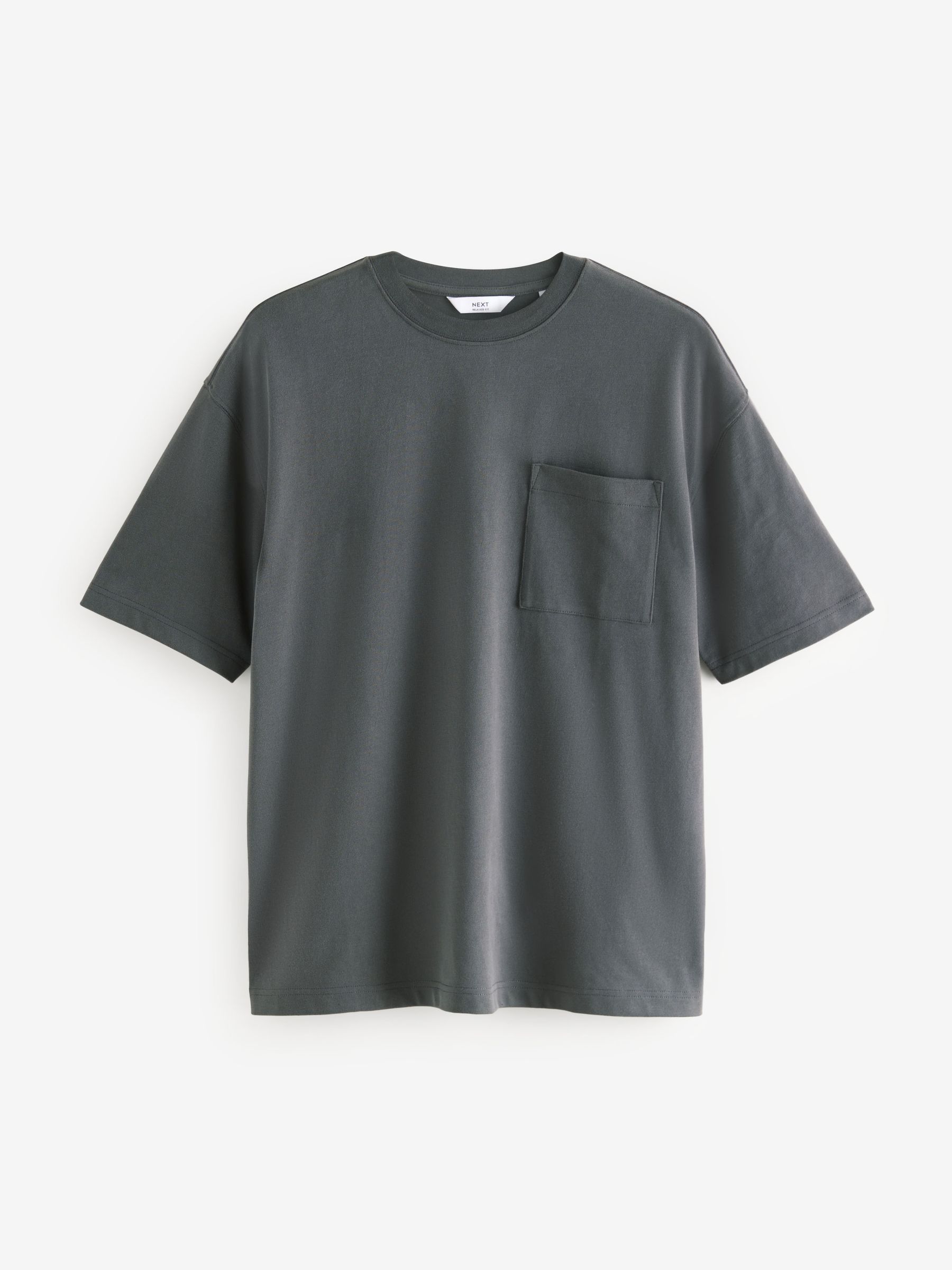 Buy Charcoal Grey Relaxed Fit Supersoft Heavyweight Pocket 100