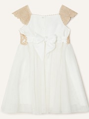 Monsoon Gold Baby Estella Dress - Image 2 of 3