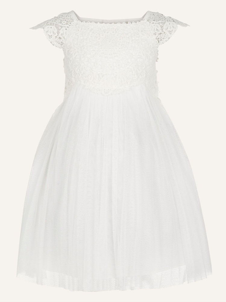 Monsoon Dark Natural Baby Estella Dress - Image 1 of 3
