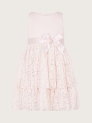 Monsoon Pink Baby Aurora Layered Dress - Image 1 of 3