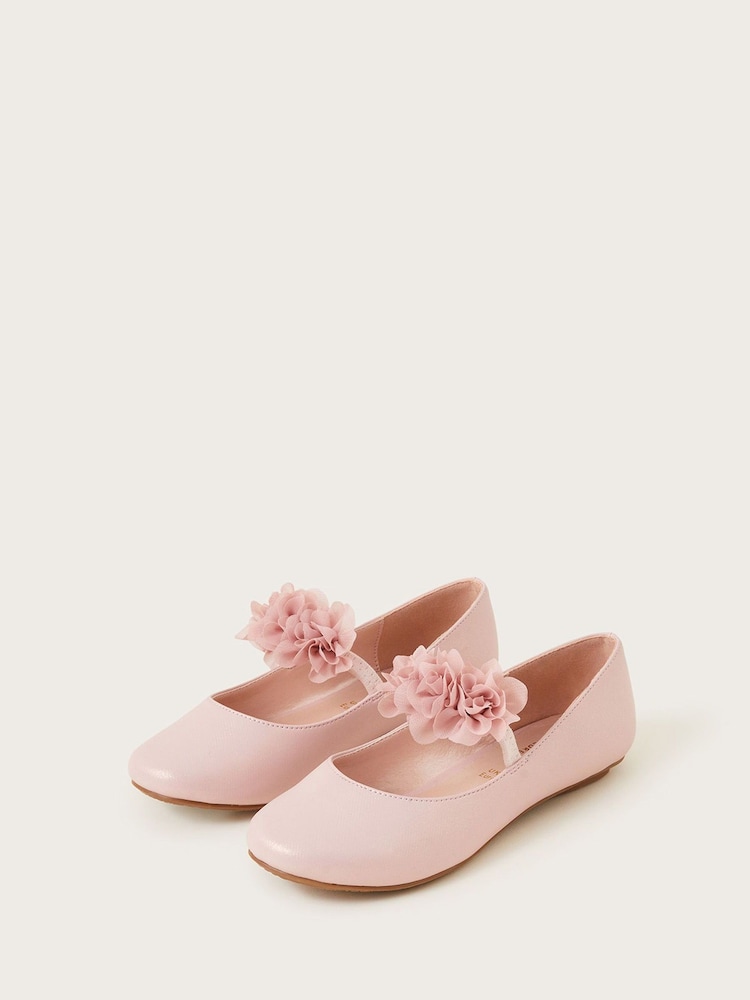 Monsoon Corsage Ballerina Flats - Image 1 of 3