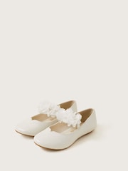 Monsoon Natural Corsage Ballerina Flats - Image 1 of 4