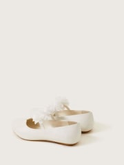 Monsoon Natural Corsage Ballerina Flats - Image 2 of 4