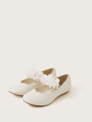 Monsoon Natural Corsage Ballerina Flats - Image 3 of 4